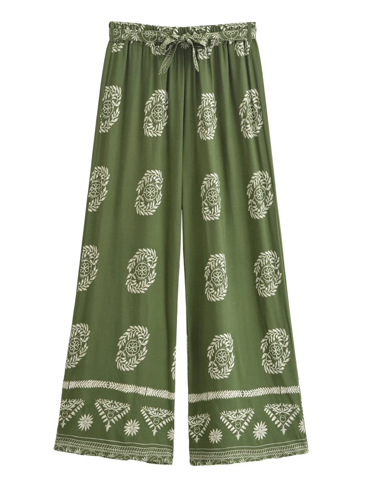 Cool Boho Hippy Pants Green