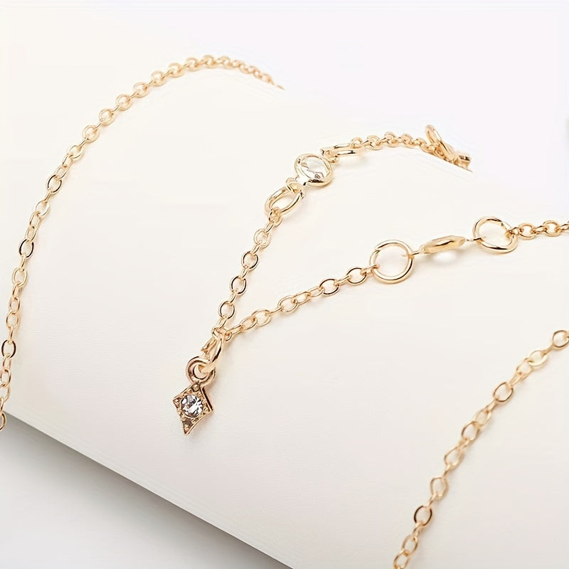 Cute Star Pendant Necklace Golden
