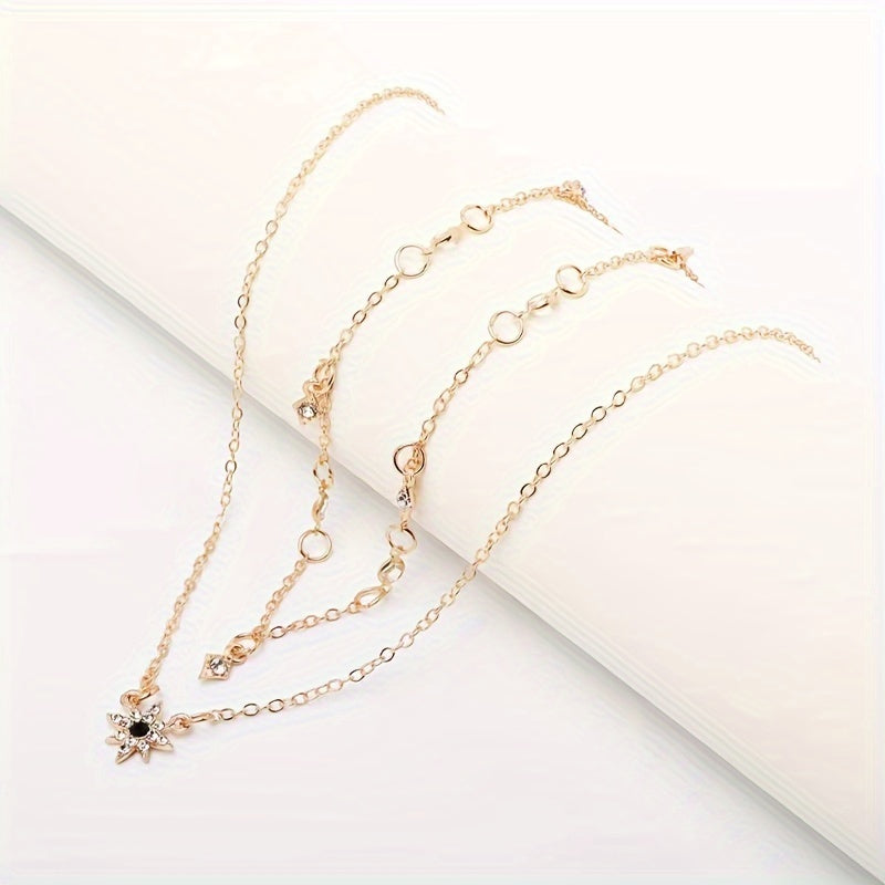 Cute Star Pendant Necklace Golden