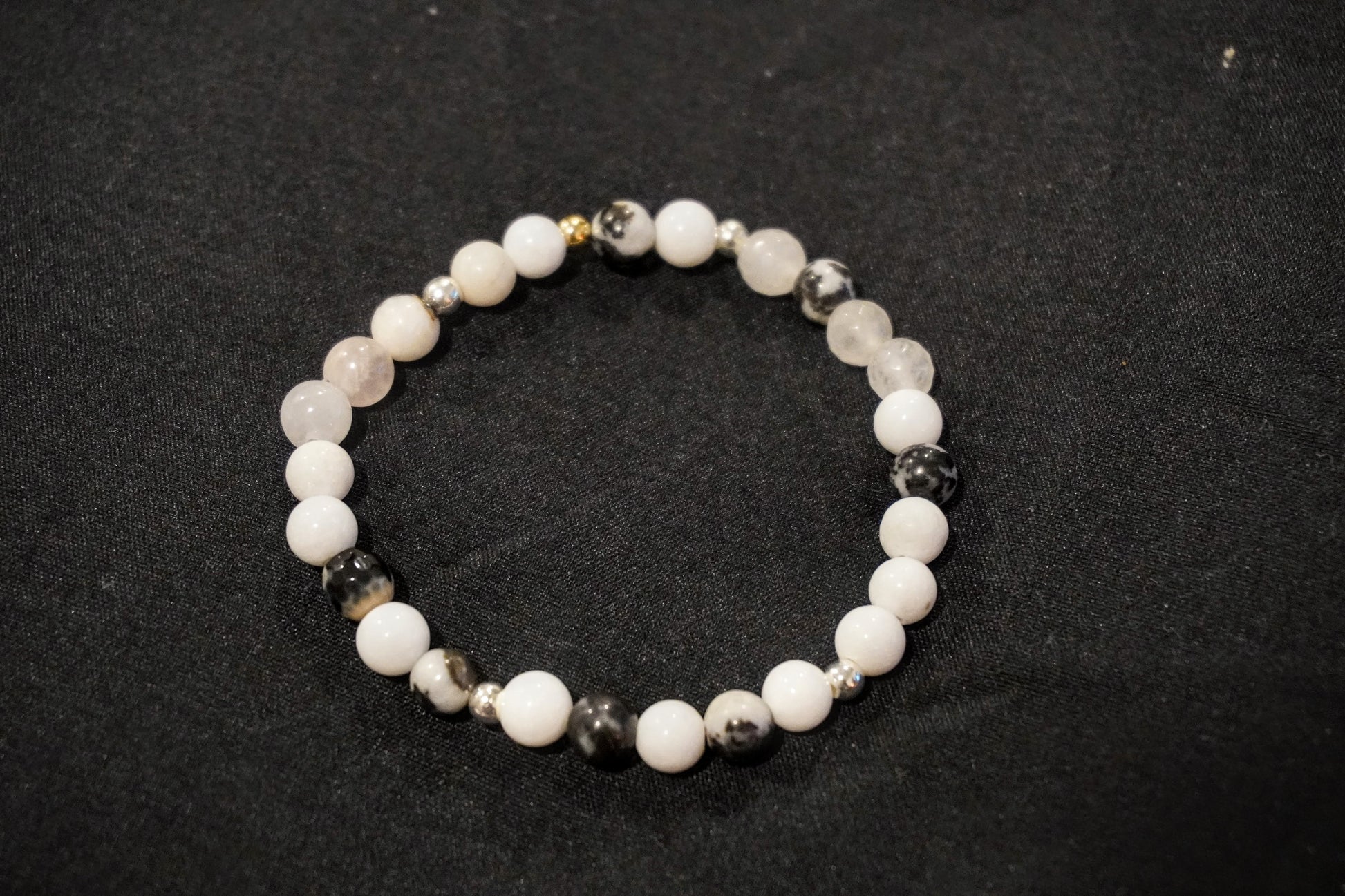 Black and White, Unique Crystal Bracelet