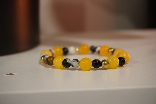 Sunny and Earthy-Vibes Crystal Bracelet