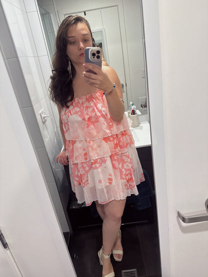 Robe de soirée fleurie