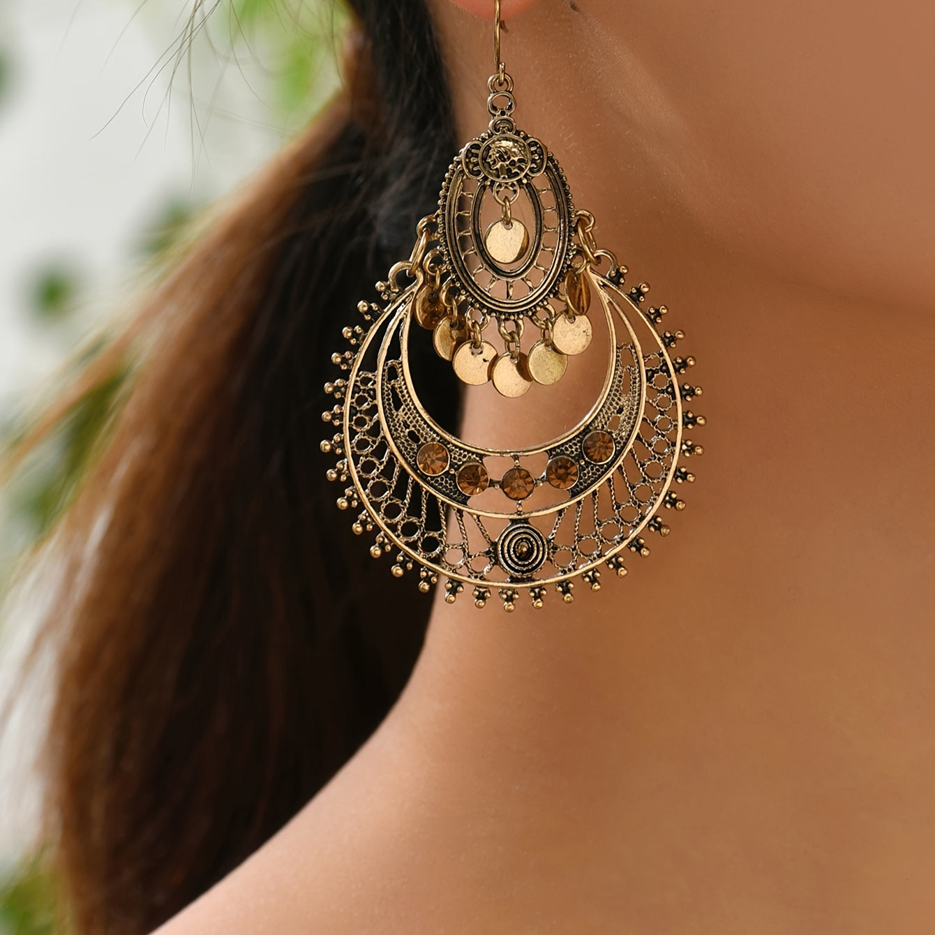 Exquisite Hollow Dangle Earrings