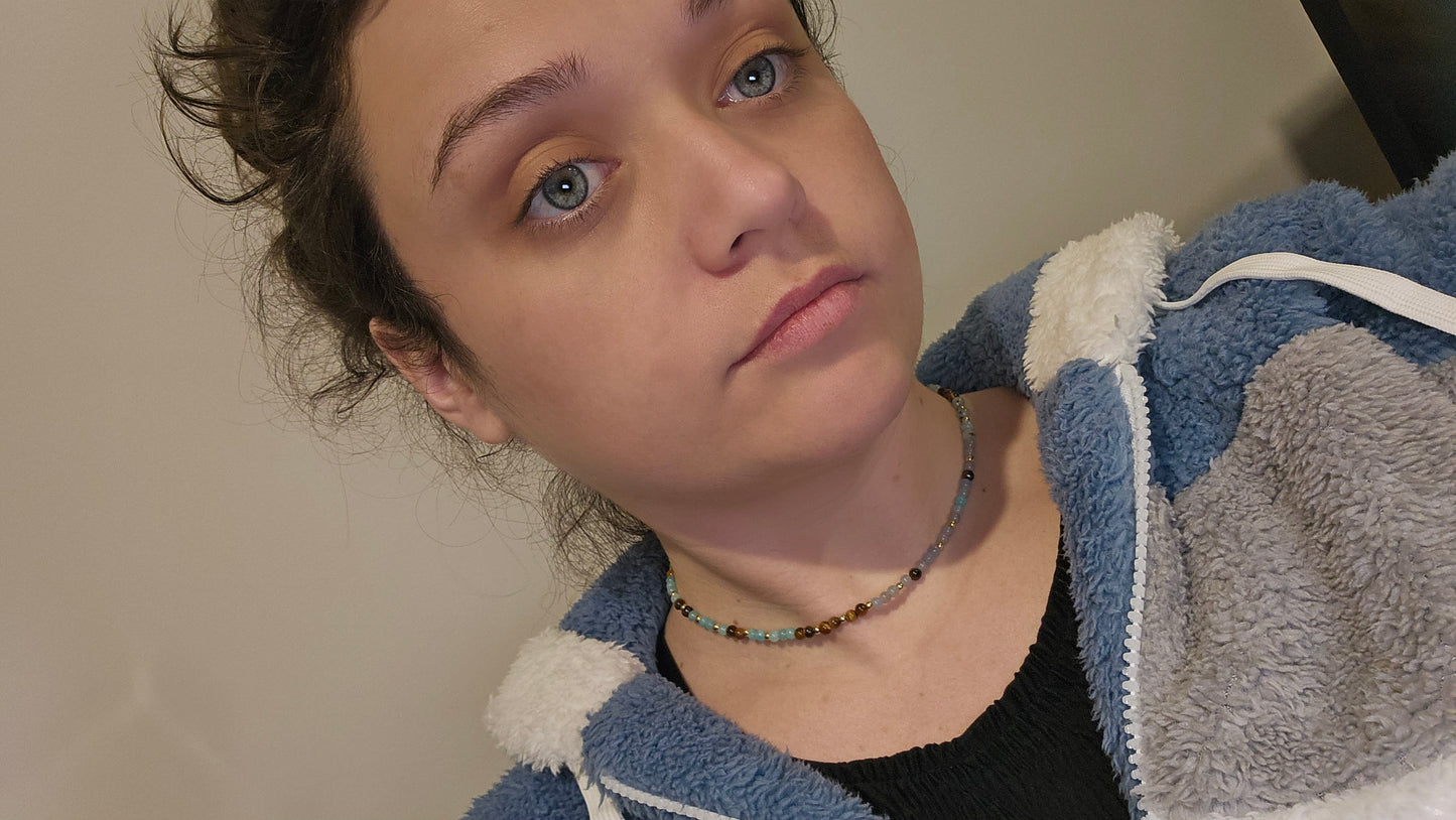 Gemstone Necklace for Strength & Vitality!