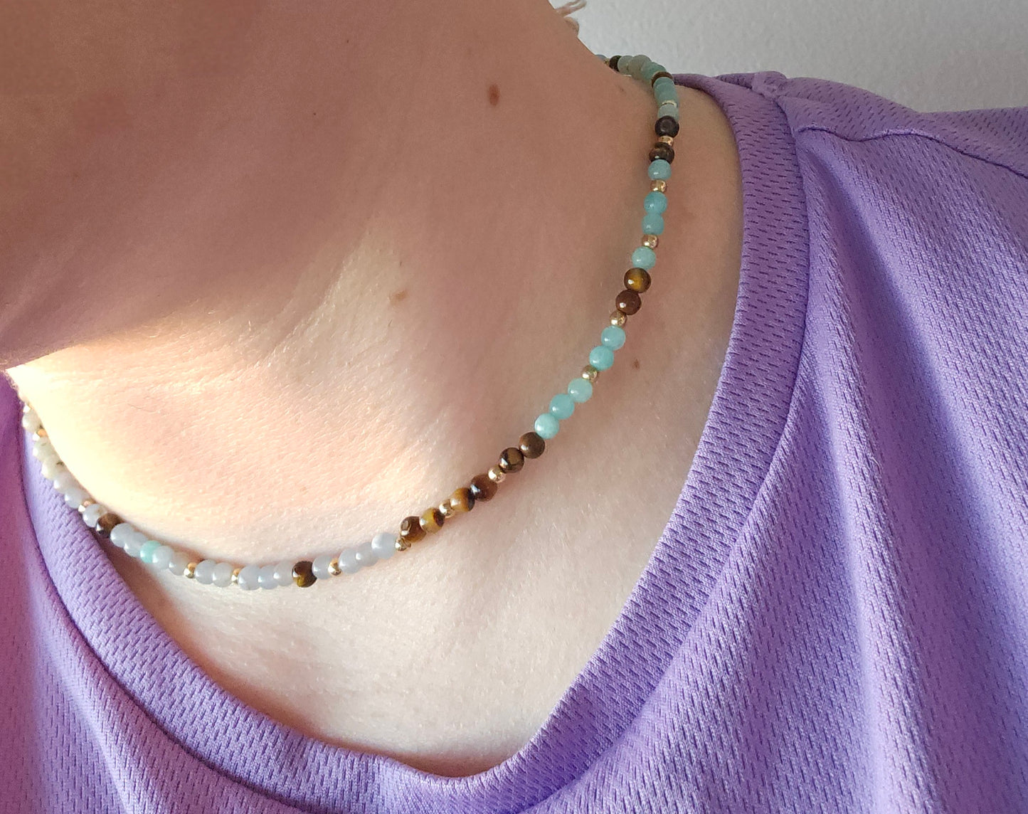 Gemstone Necklace for Strength & Vitality!