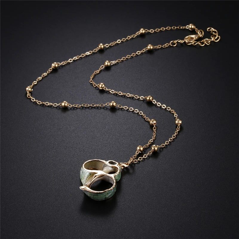 Gold-Plated Shell Necklaces