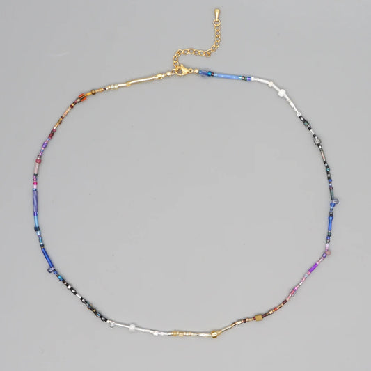 Boho Pretty Beaded Choker
