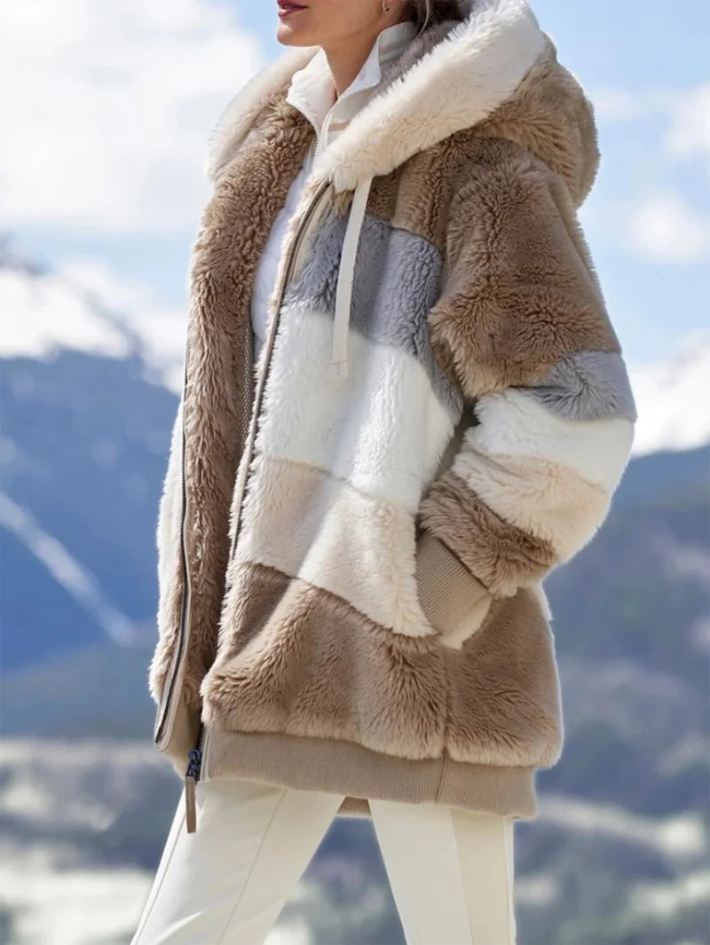 Loose Plush Coat