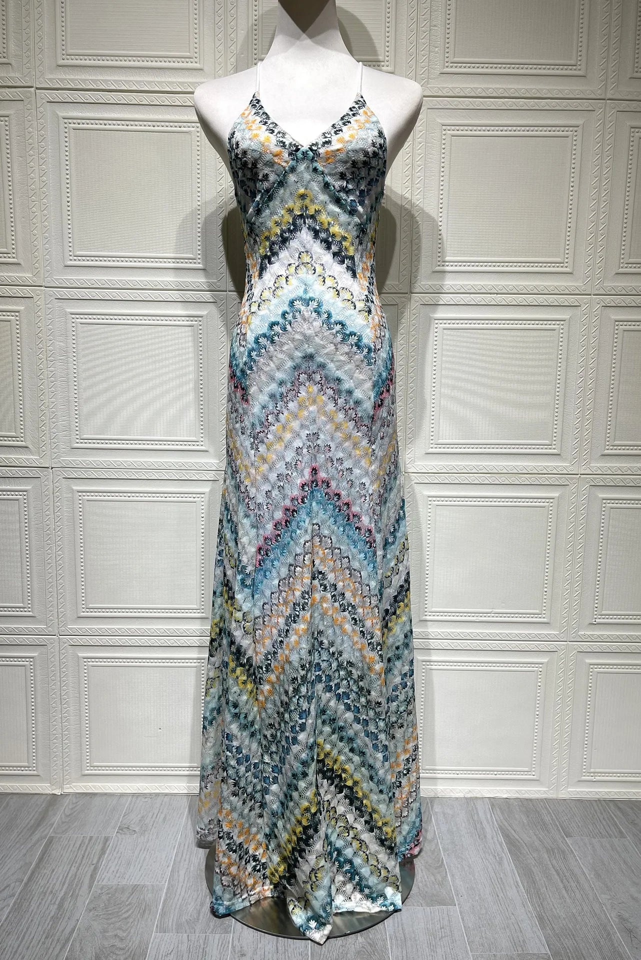 Boho Crochet Patchwork Dress