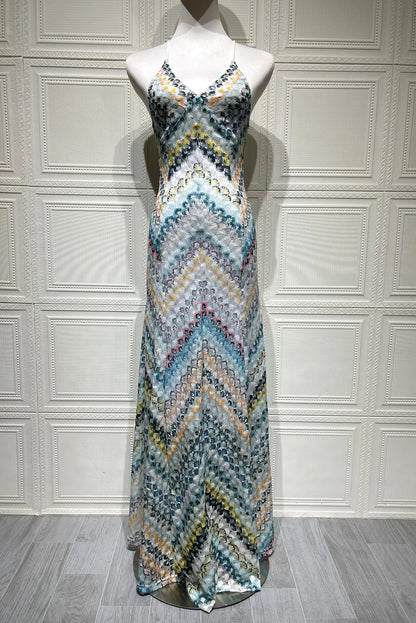 Boho Crochet Patchwork Dress