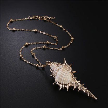 Gold-Plated Shell Necklaces