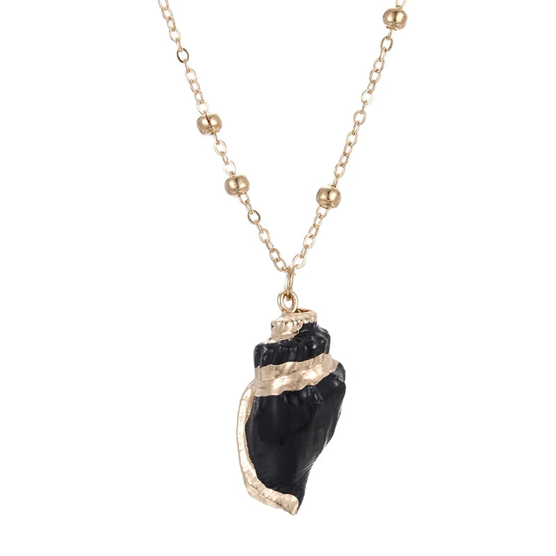 Gold-Plated Shell Necklaces