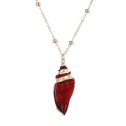 Gold-Plated Shell Necklaces