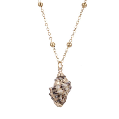 Gold-Plated Shell Necklaces