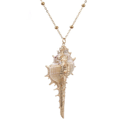 Gold-Plated Shell Necklaces