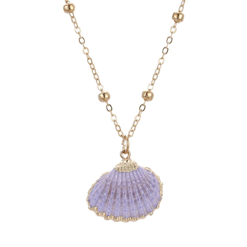 Gold-Plated Shell Necklaces