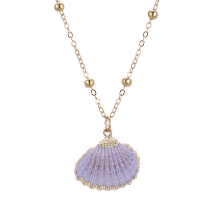 Gold-Plated Shell Necklaces