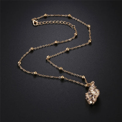 Gold-Plated Shell Necklaces