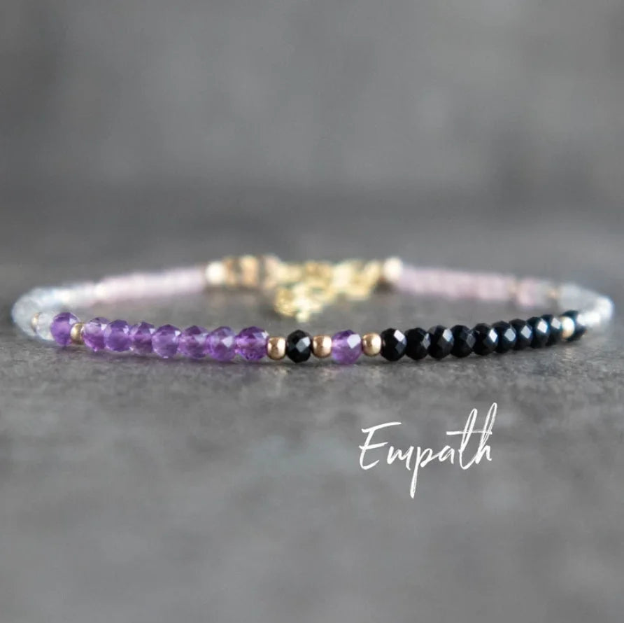 Handmade Metal Crystal Bracelet Empath