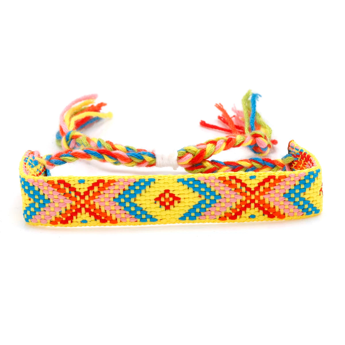 Handwoven Friendship Bracelets! Yellow and red 2