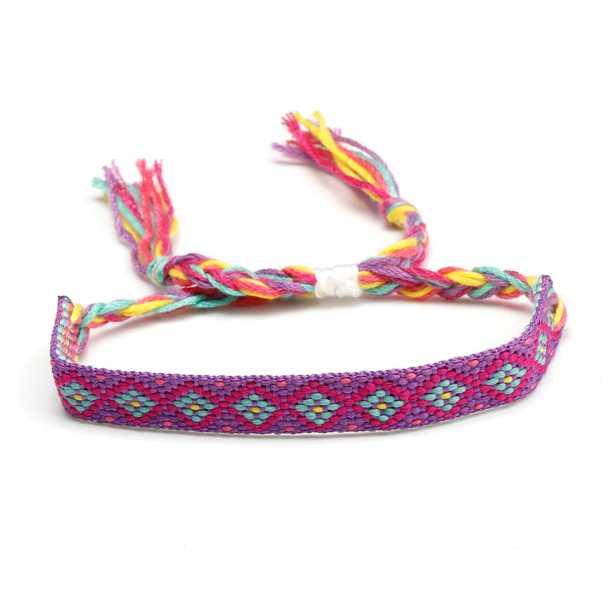 Handwoven Friendship Bracelets! Purple Red