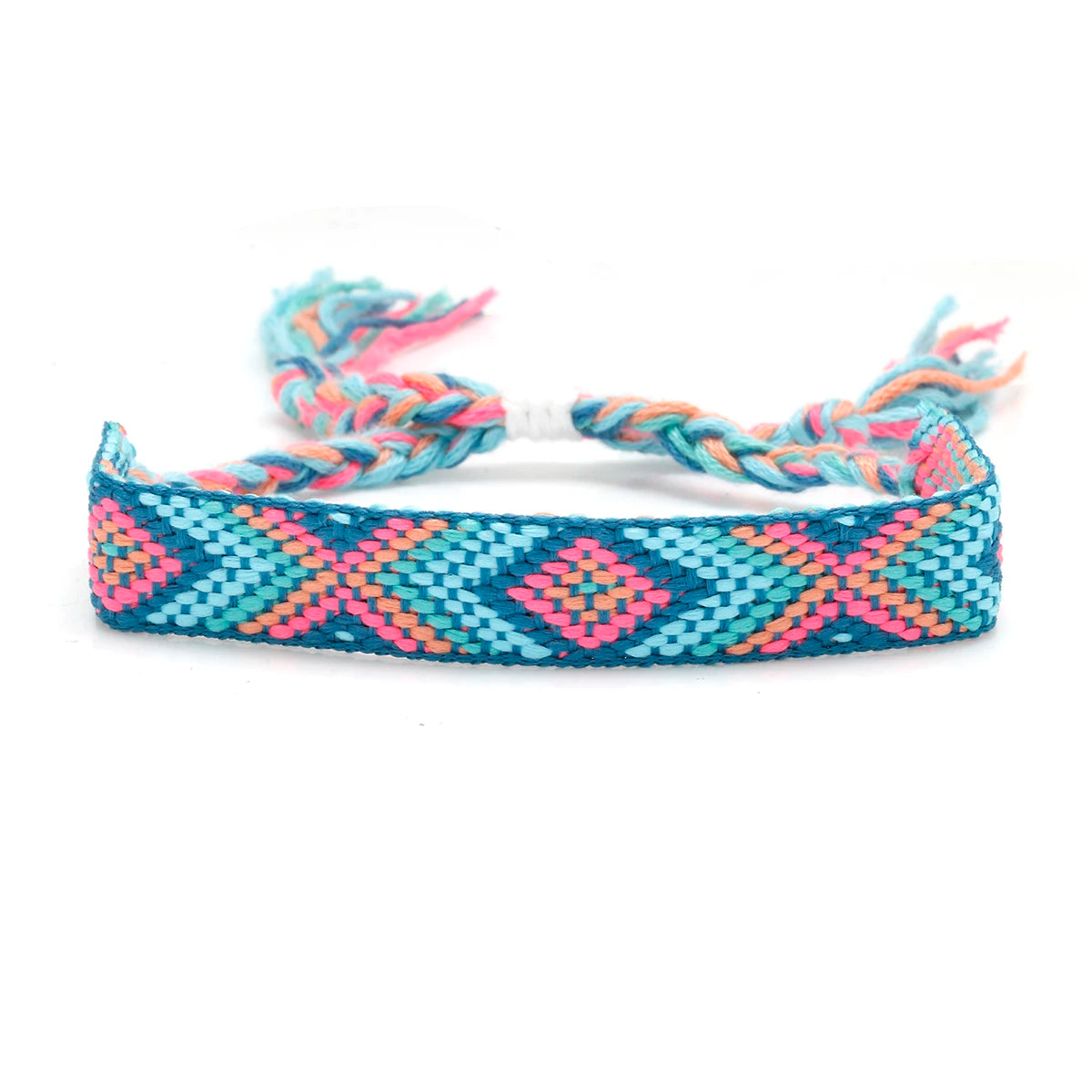 Handwoven Friendship Bracelets! Blue and Pink