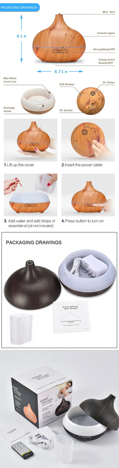 Humidifier and or Aromatherapy