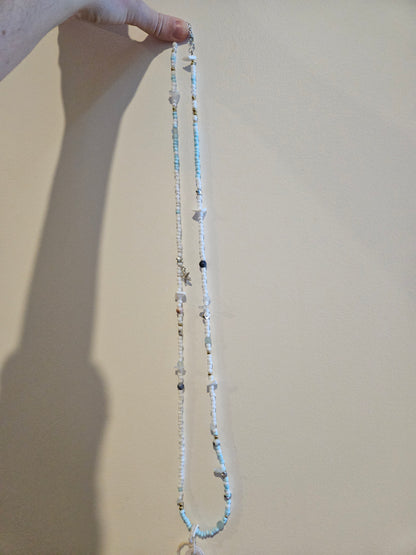 Crystal Bead Hip Chains for Beach Vibes
