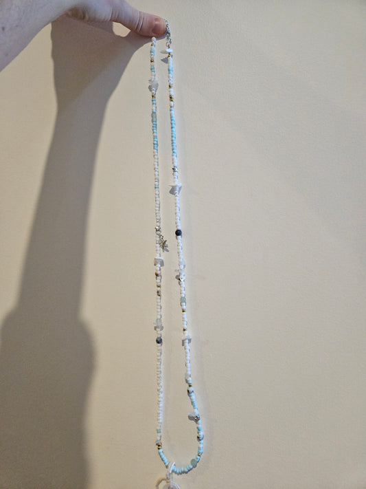 Crystal Bead Hip Chains for Beach Vibes