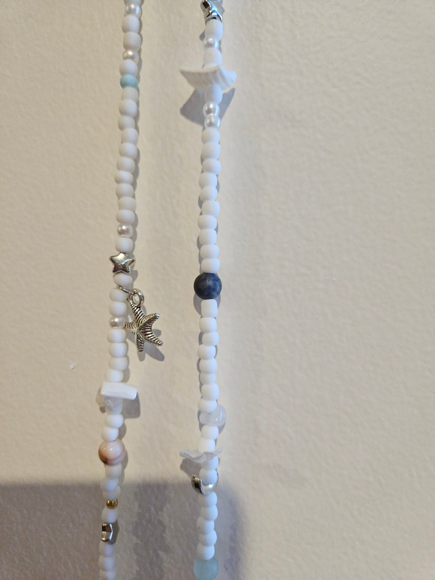 Crystal and Seed Bead Hip Chains! Beach Vibes