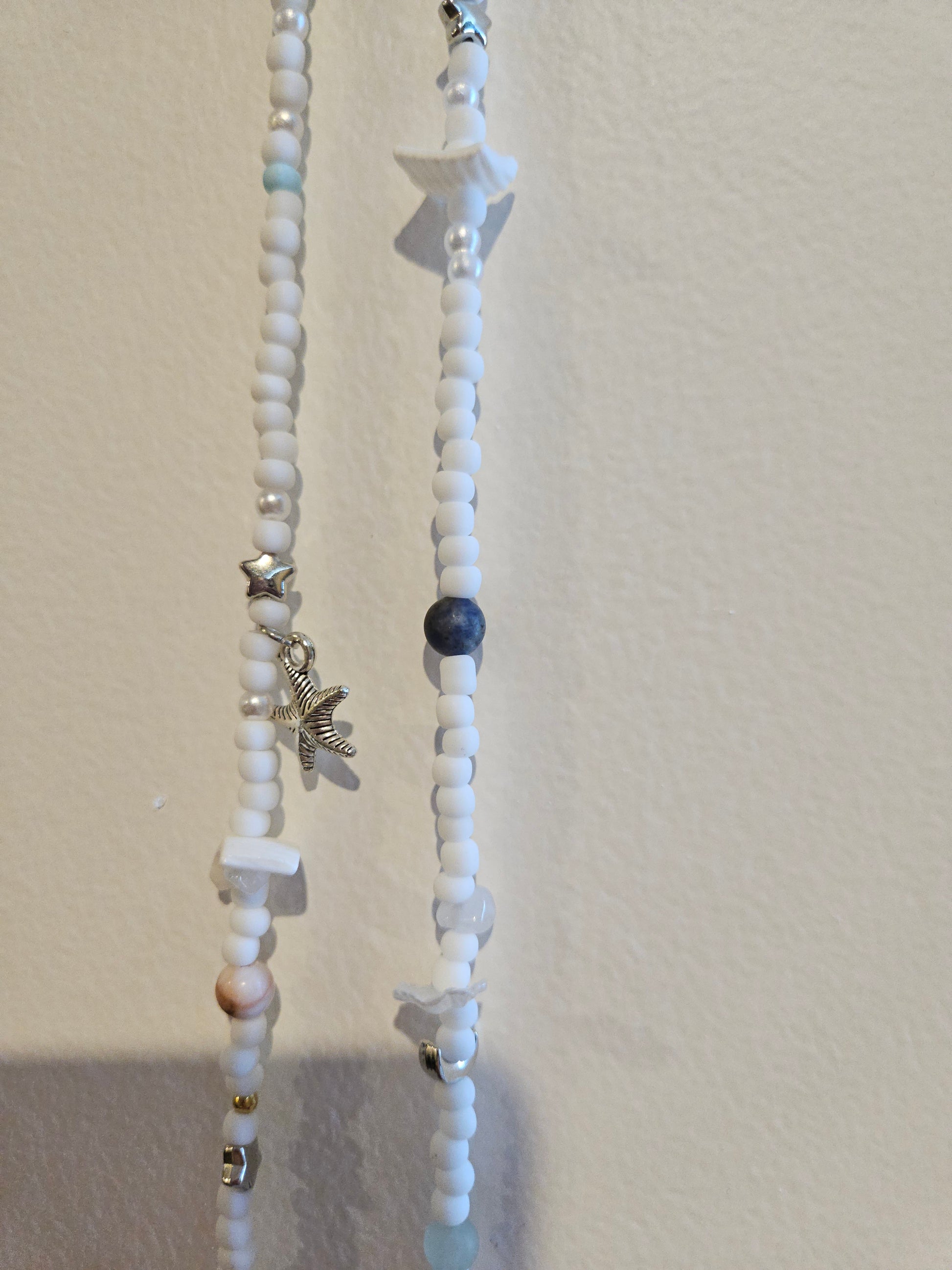 Crystal and Seed Bead Hip Chains! Beach Vibes