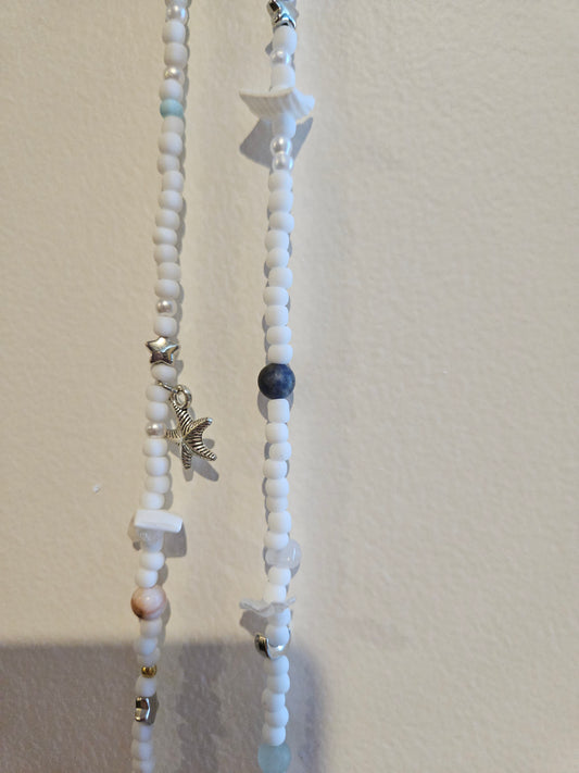 Crystal Bead Hip Chains for Beach Vibes