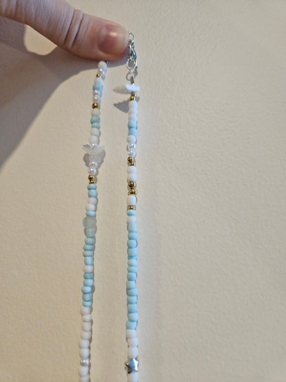 Crystal Bead Hip Chains for Beach Vibes