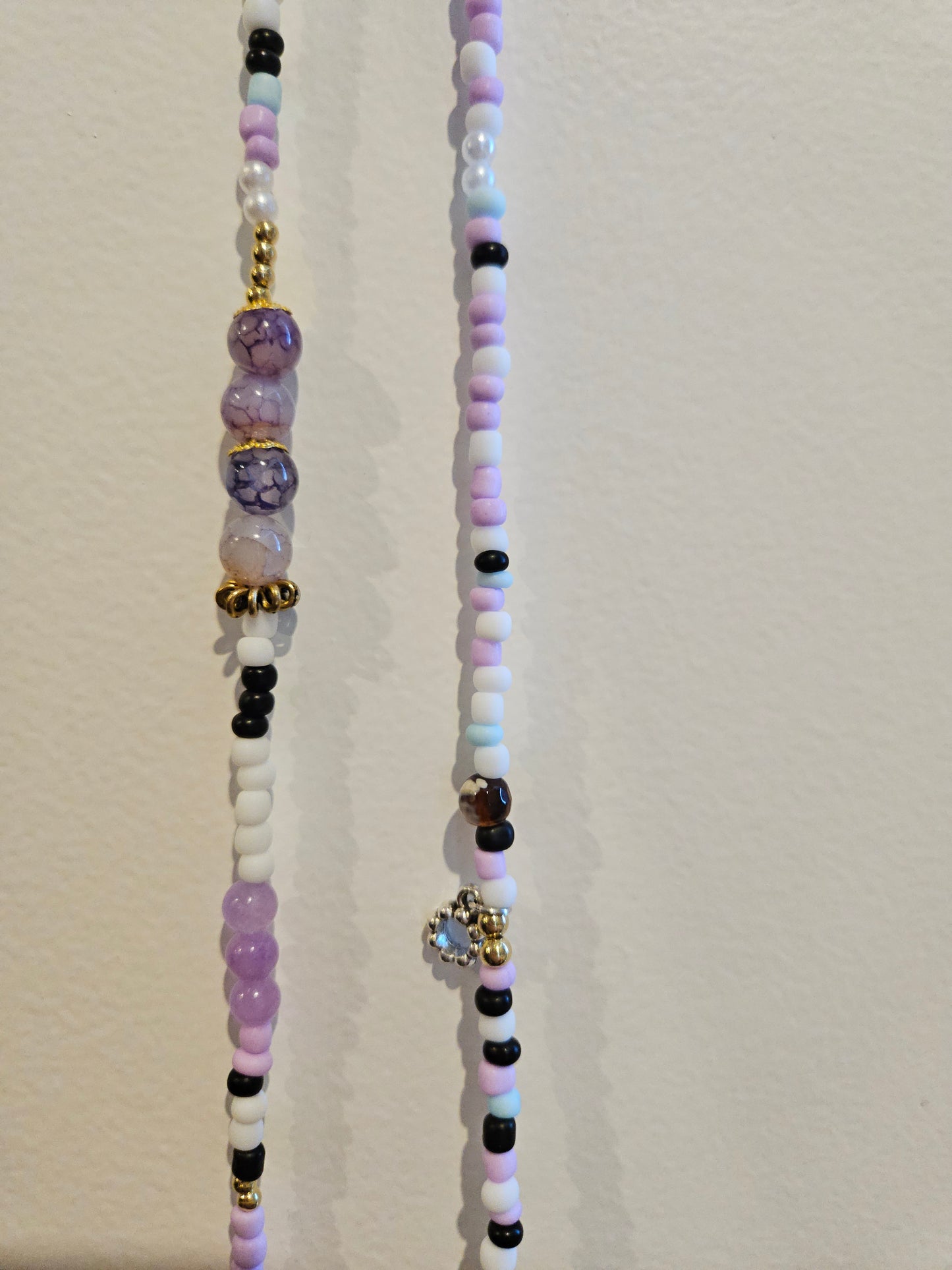 Crystal and Seed Bead Hip Chains! Fun Times