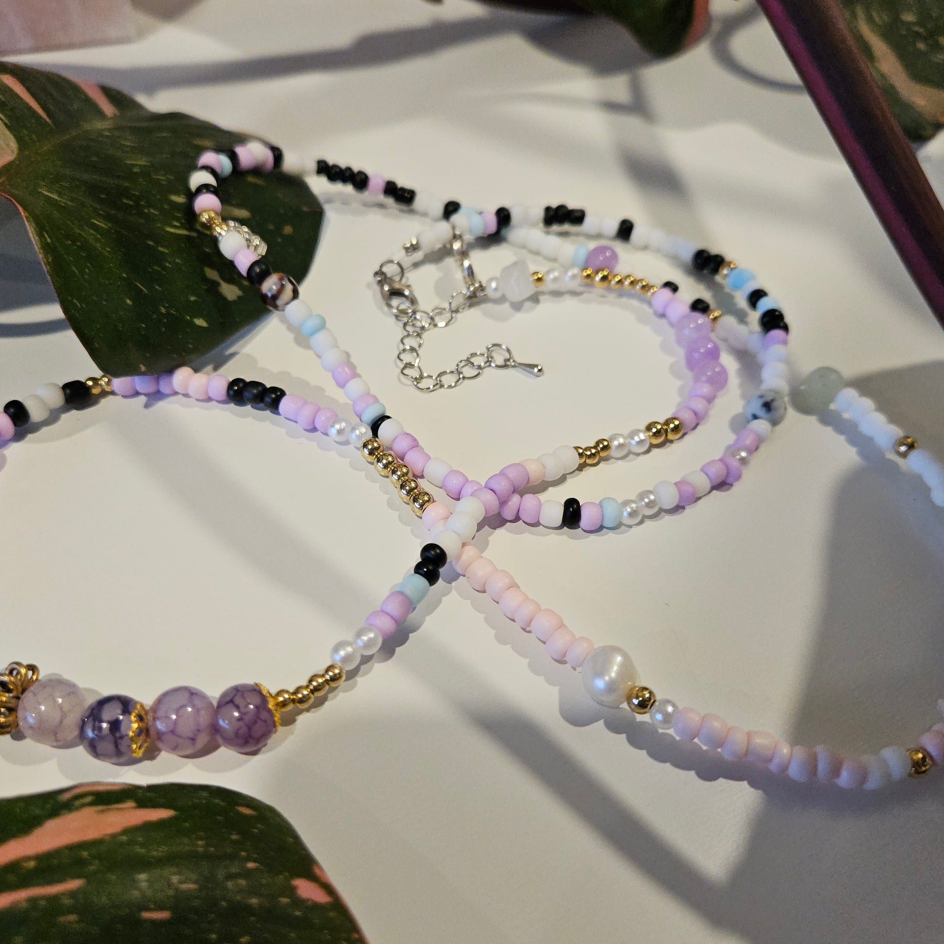 Crystal and Seed Bead Hip Chains! Fun Times