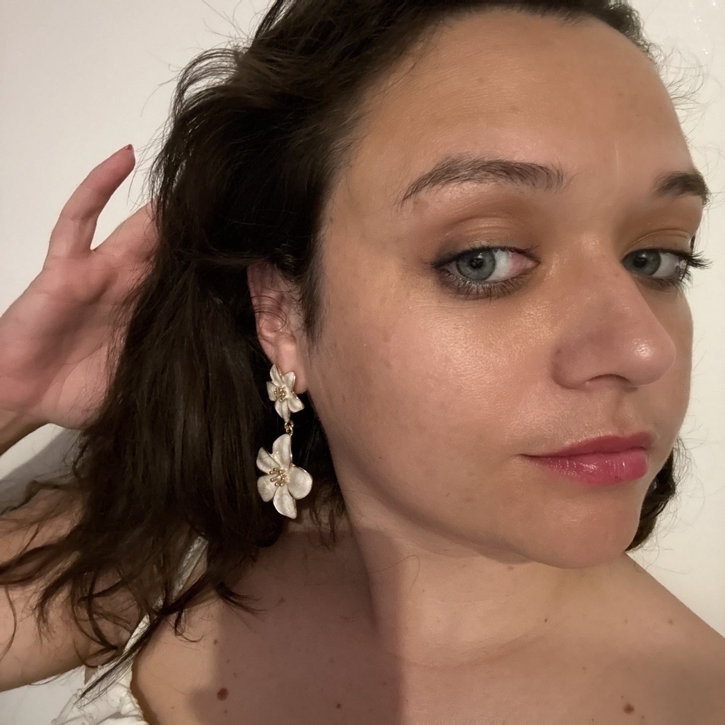 Double Flower Earrings
