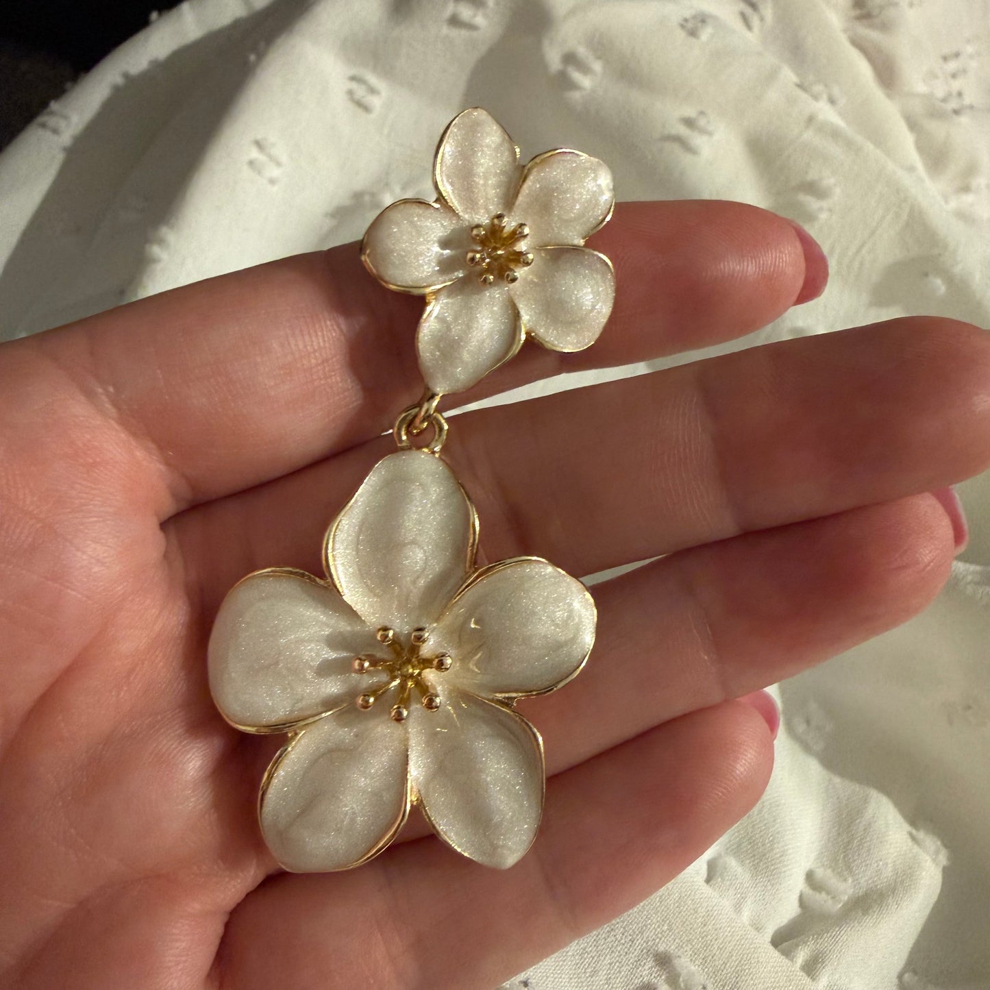 Double Flower Earrings