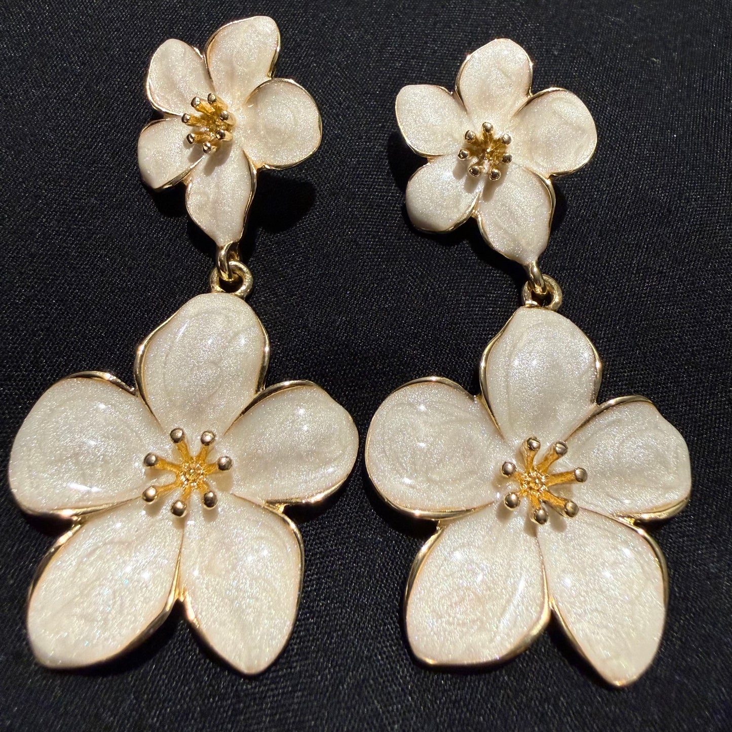 Double Flower Earrings