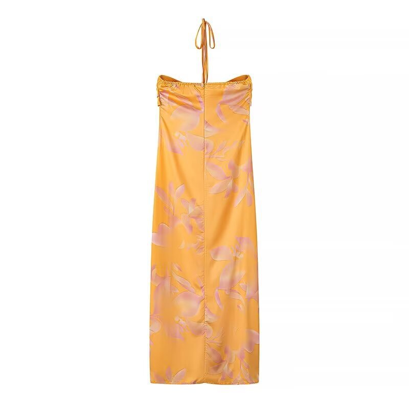 Pretty Yellow Boho Dress