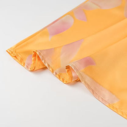 Pretty Yellow Boho Dress