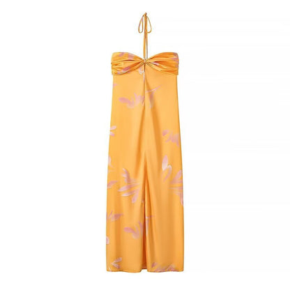 Pretty Yellow Boho Dress