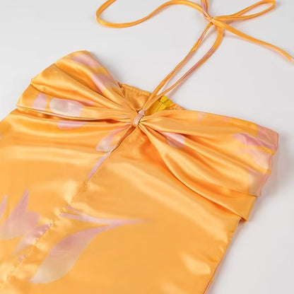 Pretty Yellow Boho Dress