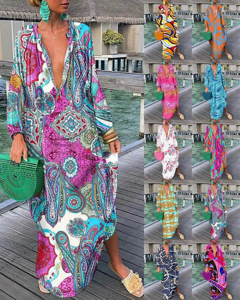 Oversized Boho Dress Color