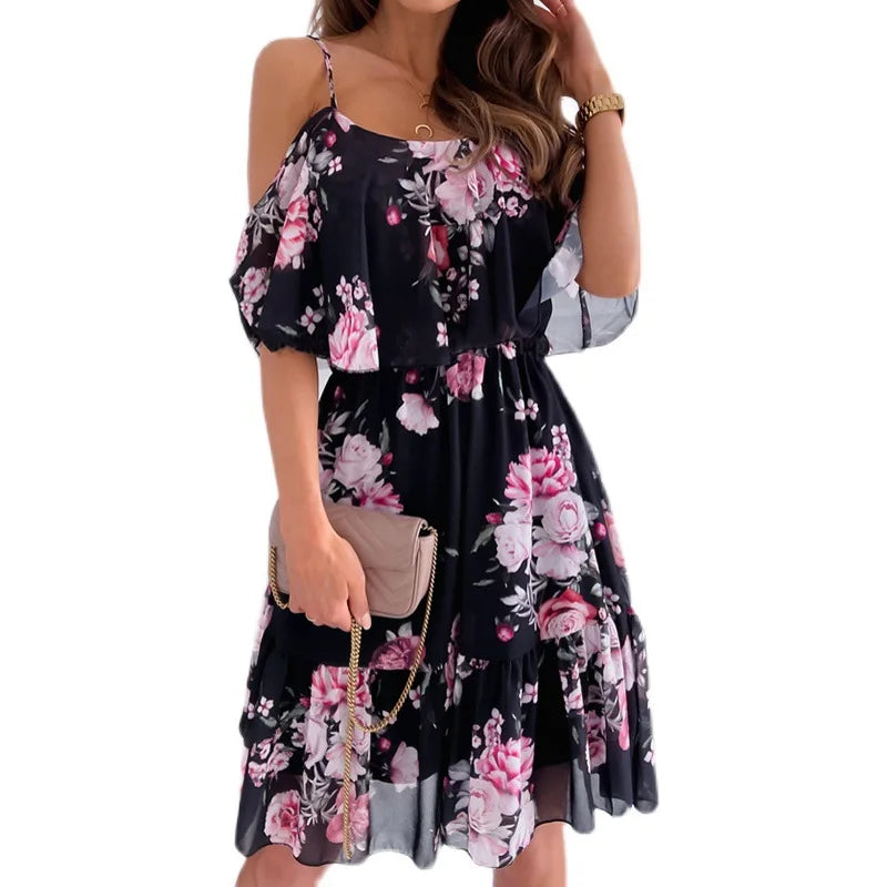 Pretty-Casual Go Out Dress Black
