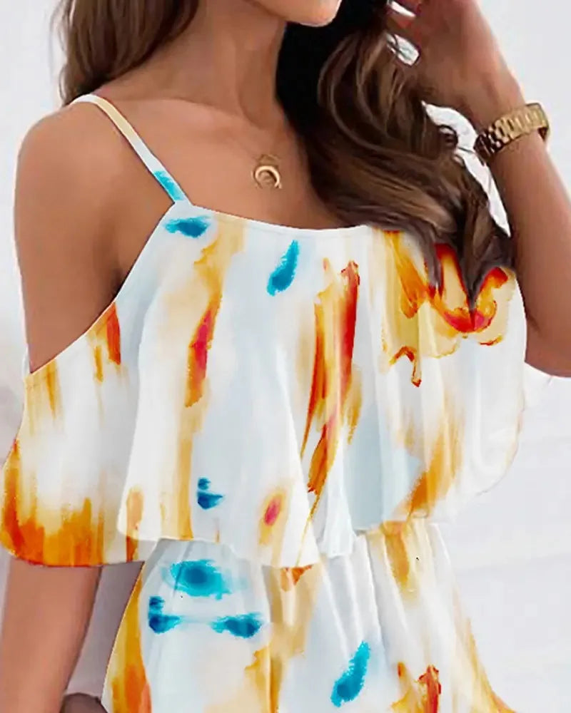 Pretty-Casual Go Out Dress Yellow