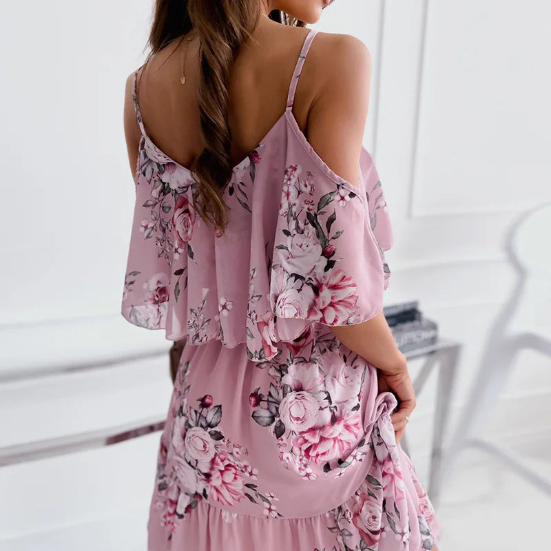 Pretty-Casual Go Out Dress Pink