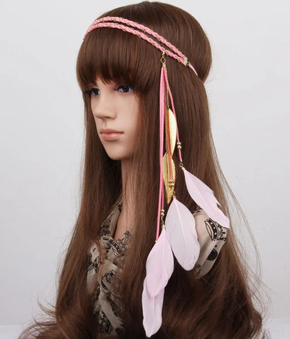 Boho Feather Headbands!