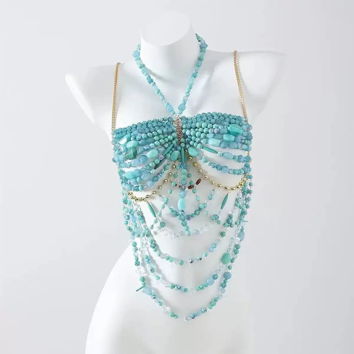 Colourful Beaded Tops