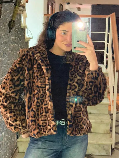 Autumn Leopard Coat