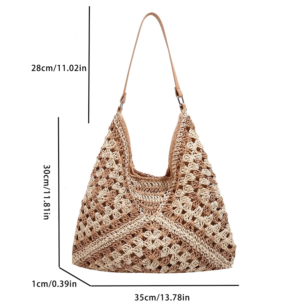Straw Boho Bag